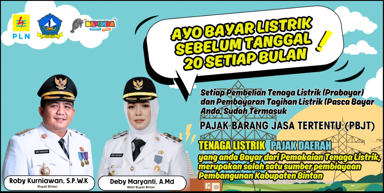 Pembayaran PBJT Tenaga Listrik